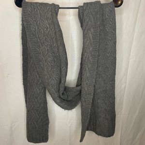 NWT J Crew Thick Gray Scarf 7 ft!
